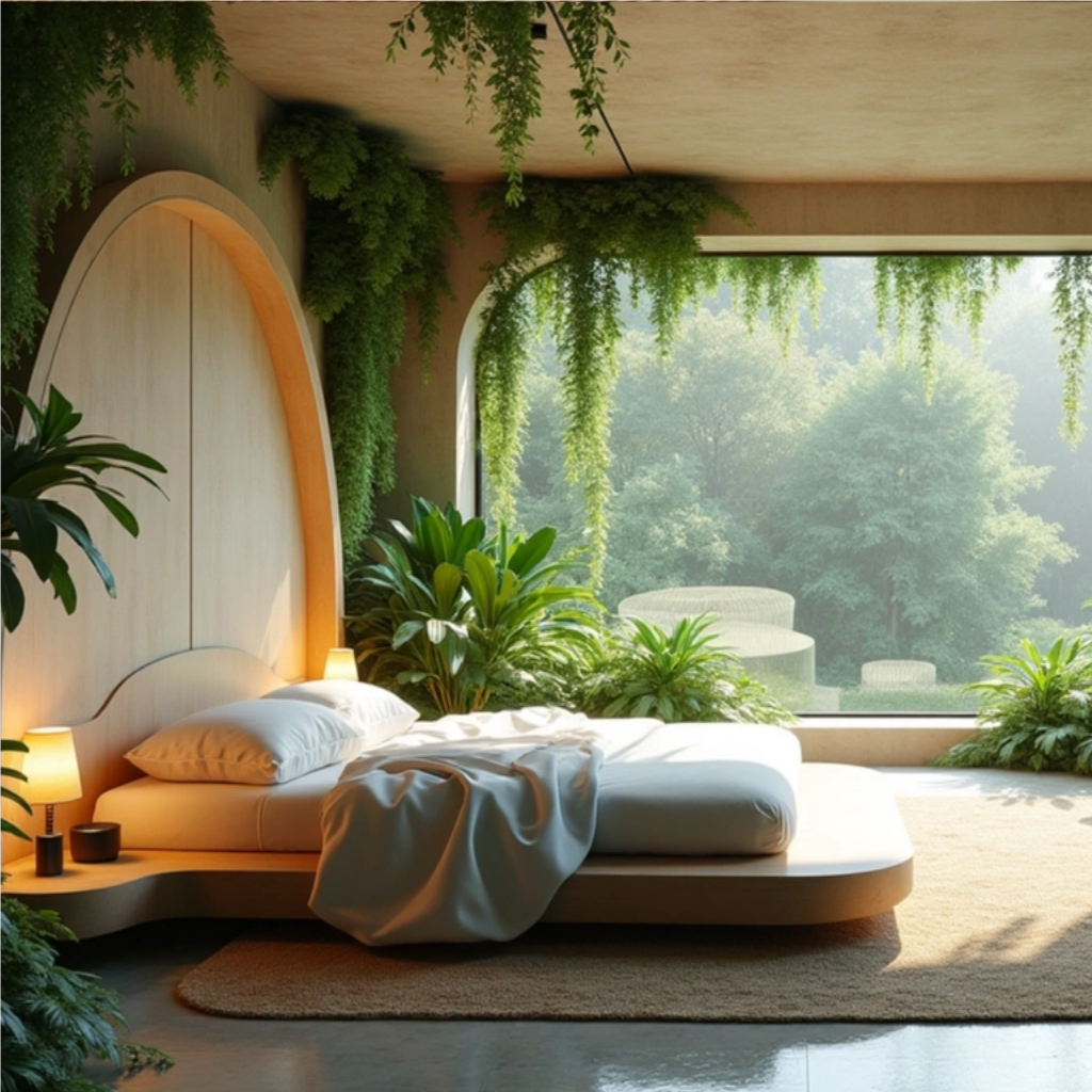 Biophilic Bedroom Design