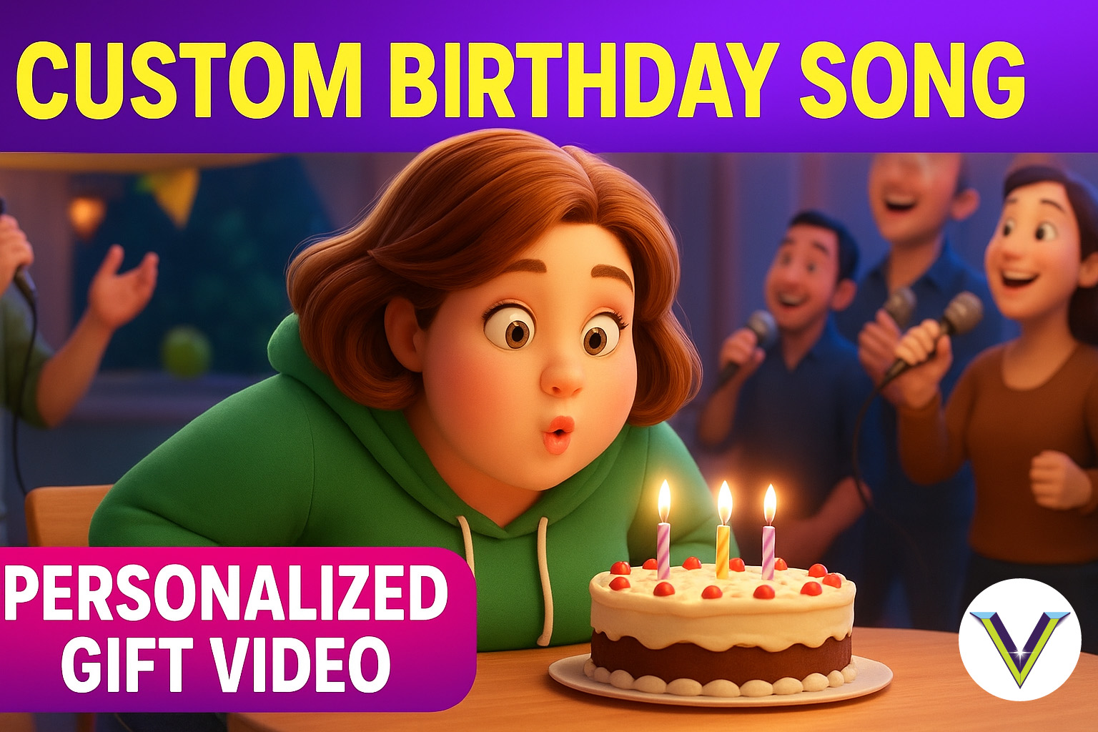 Happy Birthday Song Template Thumbnail