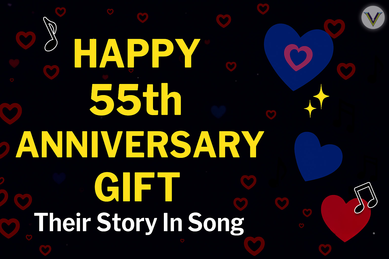 55th Anniversary Personalized Song Video Thumbnail