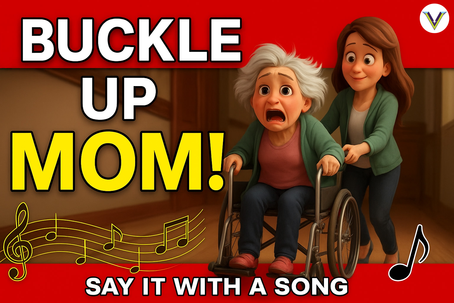 Buckle Up, Mom! Animated Lyric Video Thumbnail